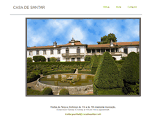 Tablet Screenshot of casadesantar.com